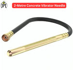 JPT Heavy Duty 2-Metre Flexible Concrete Vibrator Needle | 35 Mm Manganese Steel Tape | Double Steel Wire Braided | Powerful Vibration For Professional & DIY Concrete Contraction