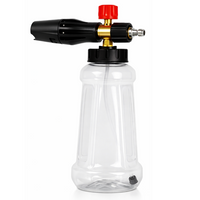 JPT Heavy-Duty Pro Foam Cannon | Solid Brass Head | 70 Bar Power & 4000 PSI Pressure | 1.1 mm Orifice | 1-Litre Transparent Bottle | Adjustable Spray Nozzle & Knob