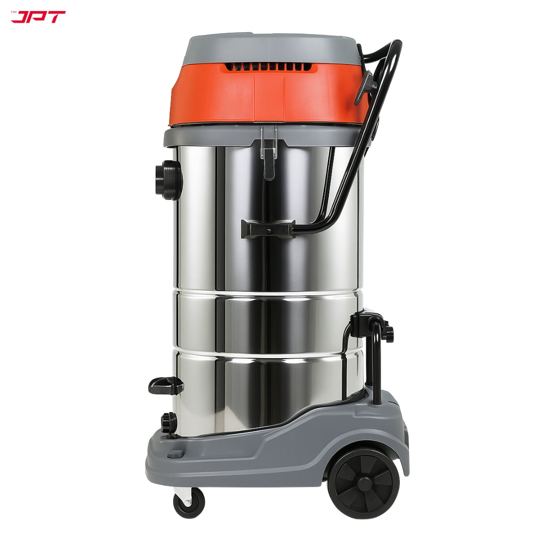 JPT Heavy Duty Wet and Dry Vacuum Cleaner | 4500W Triple Motor | 28 KPA Suction Power | 100L Stainless Steel Tank | 99.6% HEPA Filtration | Clean Wet & Dry Messes Of Home & Industrial