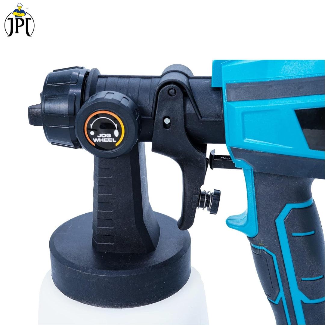 JPT 600W High Power HVLP Electric Paint Spray Machine | 3 Spray Patterns | 360° Directional Nozzle | 1000ml Detachable Container | Fast and Flawless Painting Perfection | Great Coverage and No Drips