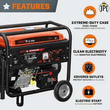 DWT 5.5 KVA Self-Start Portable Petrol Generator | 5500-Watt Power Backup for Home, Outdoor, and Camping Use | Reliable Emergency Power Supply