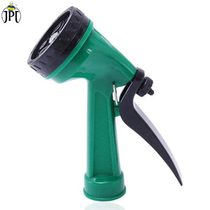 JPT High Pressure Garden Hose Nozzle Water Spray Gun | 5 Pattern Watering Mode | 10-Metre Durable & Flexible Hose Pipe | Include Tap Adapter and 3 Clamps