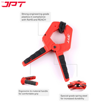 Buy the JPT Pro Series 3-inch wood spring clamp at the best price. This spring clamp is ideal for for woodworking, crafting, leatherworking, and metalworking.