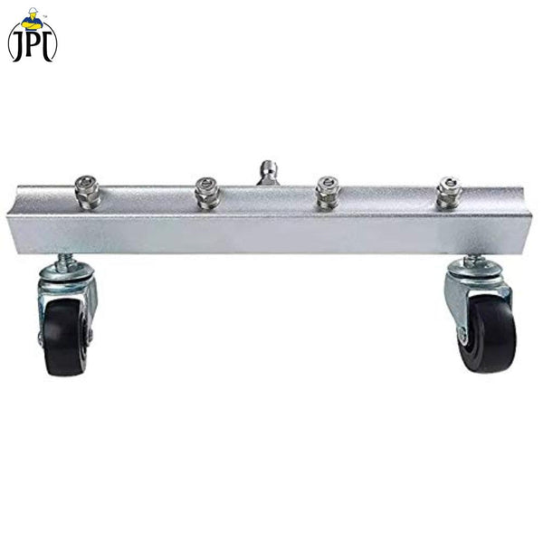 Buy the JPT  16" pressure washer undercarriage cleaner, featuring dual-functionality, 4 fan-shaped nozzles, and stainless steel build at the best price online.