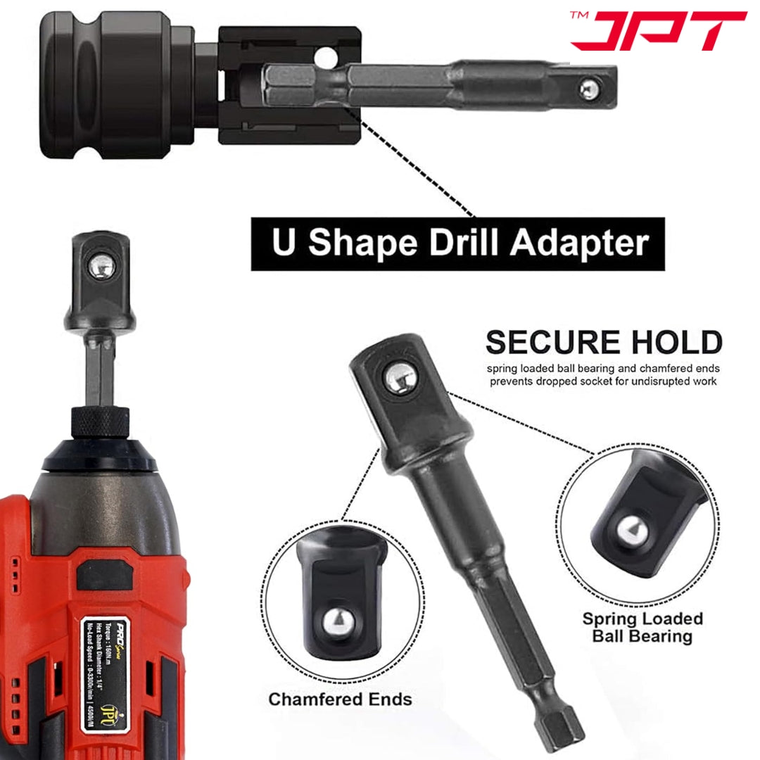 JPT 8-Piece Impact Socket Adapter Set | 1/4