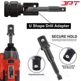 Buy now the JPT 8-piece impact socket adapter set, featuring 1/4" Hex Shank to 1/4", 3/8", 1/2" square drive, CR-V build, and much more all at the best price.