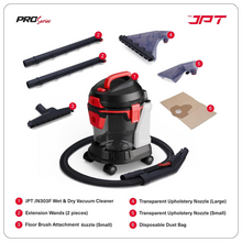 Buy now the JPT Pro Series wet & dry carpet vacuum cleaner featuring 1400w motor, advanced spray extraction function and 4.5L clean water tank. Buy Now