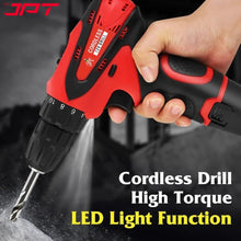 Buy JPT multi-purpose 12v cordless drill  machine with 24 drill accessories all at the best price. Shop best collection of 12v, 18v, and 21v drill at JPT Tools.