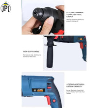 JPT SDS-Plus 26MM Core Rotary Hammer Drill Machine With Chiseling Function | 800-Watt Motor | 1100 RPM Speed | 4 Functions Mode | Depth Gauge | Auxiliary Handle ( RENEWED )