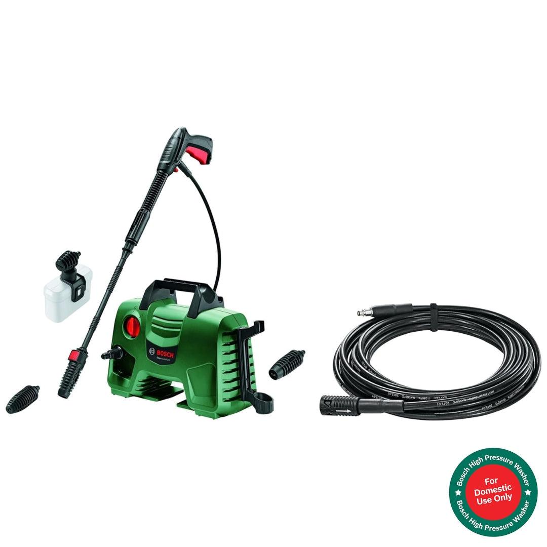 Bosch EasyAquatak 110 Bar Pressure Washer | 1300W Powerful Motor | 330 L/H Water Flow | Compact & Portable | Premium Accessories Included