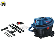 Bosch Gas 12-25 Heavy Duty Wet and Dry Vacuum Cleaner | 1250-watt Powerful Motor | 21-Litre Container Volume | 200 Bar Pressure  | Click & Clean System with HEPA Filter