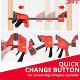 Buy now the JPT Pro Series 33" quick-grip bar clamp. This clamp offer you 2-in-1 functionality, high pressure clamping, quick release trigger, and much more.