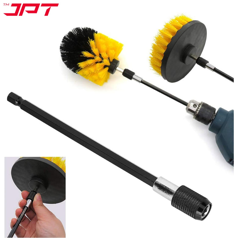 JPT 1/4-Inch Hex Shank Magnetic Bit Holder | Quick Release Screwdriver Extension Bar | 150MM Drill Bit Holder with Adjustable Collar for Impact Driver & Electric Drill