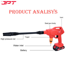 Buy the JPT top selling domestic cordless pressure washer, featuring max 26 bar pressure at 4 l/min water flow and 2000mAh battery with fast charger. Buy Now