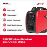 Get a constant power supply during emergencies or outdoor adventures with the JPT Genworx portable 2200W electric generator. Order yours online today!