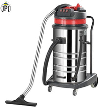 Buy now the JPT triple motor vacuum cleaner wet and dry, featuring 4500w motor, 100L SS container, 28 kAp suction and HEPA filter for 99.6% cleaning. Buy Now