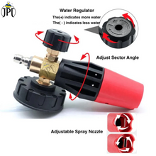 JPT Combo Pro Foam Cannon/Snow Lance 1.1mm Orifice Inside and Adapter for Karcher Pressure Washer 