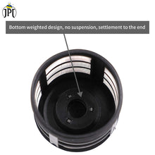 Buy the JPT black pressure washer inlet hose filter pack of 2, featuring premium plastic build, stainless steel filter, and heavy design at the bottom.