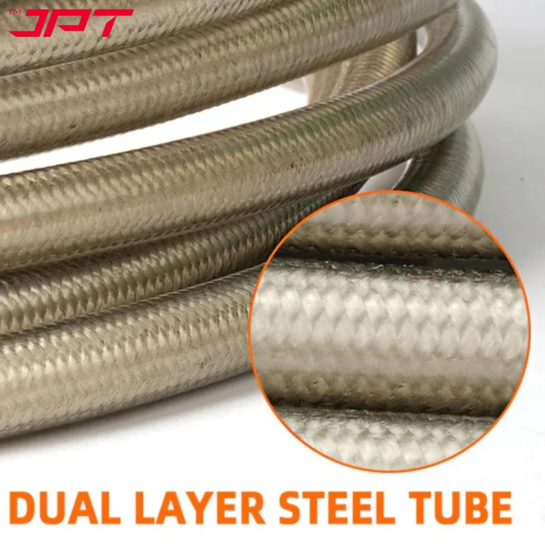JPT 15MTR Heavy Duty Super Flexible Pressure Washer Hose Pipe | American Standard M22 Thread With O-Ring Seals | Up To 2465PSI Pressure | Max. 170 Bar Power | Compatible With Many Pressure Washer Brands
