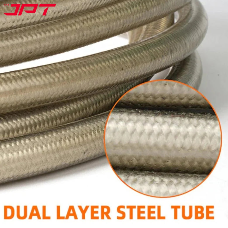 JPT 15MTR Heavy Duty Super Flexible Pressure Washer Hose Pipe | American Standard M22 Thread With O-Ring Seals | Up To 2465PSI Pressure | Max. 170 Bar Power | Compatible With Many Pressure Washer Brands
