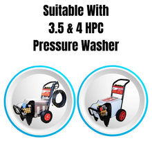 Clean the stubborn dirt effortlessly with the JPT commercial car washer gun providing you with 4500 PSI, 300 Bar, 3.96 GPM, and more features.