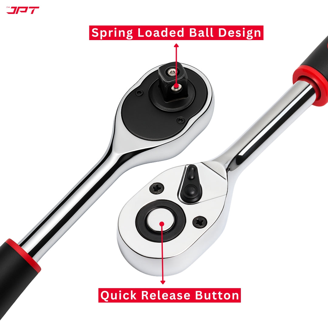 Buy JPT 12-in-1 ratchet spanner socket set for home, car, bike, cycle, automotive repairing at the best price in India. Buy best hand tools from JPT Tools.