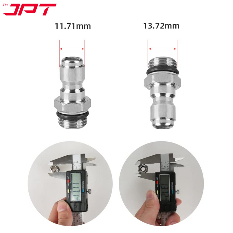 JPT Heavy Duty 1/4-Inch Quick Connect & Disconnect Female Connector And 1/4-Inch Quick Female Coupler