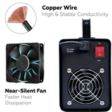 JPT 200Amp MMA / Arc Welding Machine | IGBT With Digital Display | 200A With Hot Start And Anti-Stick | Welding Accessories & Mask ( RENEWED )