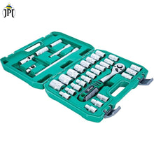 Buy the professional chrome vanadium steel JPT 32pcs socket ratchet wrench hand tool set at the best price online in India. Get best offer, deal, and discount.