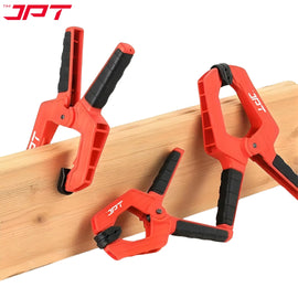 JPT 3pcs Ultra Heavy-Duty Spring Clamp Combo Set | 2.5", 3" And 4" Spring Clamp | Reinforced Body with Hardened Steel Spring | 45° Rotating Pads | Strong Grip Woodworking & Carpentry Clamp for Workshop & DIY Use
