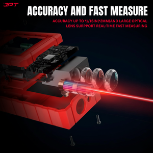 JPT 70M Laser Distance Meter | Digital Laser Measuring Tool with Area & Volume Calculation, Pythagorean Height Mode, Continuous Measurement, Unit Conversion, Backlit Display & Bubble Level