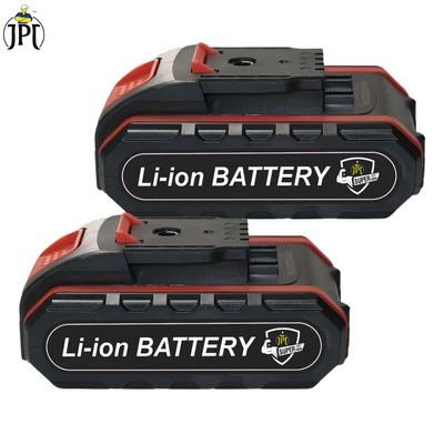 Buy now the JPT 21-volt 2000mAh rechargeable lithium-ion battery (pack of 2). It's eco-friendly and compatible with major brands of cordless power tools.