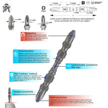 Buy premium quality 10 piece two sided strong magnetic screwdriver bits set from JPT at the most best price. Get best products, best discount and offer. Buy Now