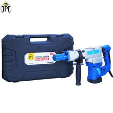 JPT SDS Plus Professional 5 KG Concrete Breaker Machine | 1500W | 4200RPM | 3100 BPM | 10.5 Joules | Fat and Pointed Chisels | Carry Case | Auxiliary Handle