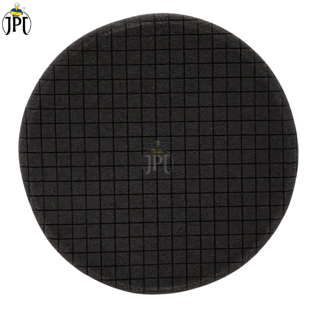 JPT T-10 Black Colour 6-Inch Polishing Buffing Pad | 6-Inch 150mm Backing Plate | Compound Buffing Sponge Pad for Car Buffer Polishing and Waxing