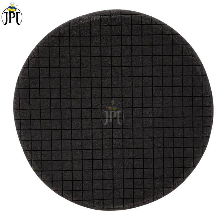 JPT T-10 Black Colour 6-Inch Polishing Buffing Pad | 6-Inch 150mm Backing Plate | Compound Buffing Sponge Pad for Car Buffer Polishing and Waxing