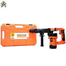 JPT 5KG 1500W SDS-Max Demolition Jack Hammer with Anit Vibration Handle Corded Electric Heavy Duty Demo Chipping Hammer Concrete/Pavement Breaker with கேரியிங் கேஸ் மற்றும் புல் பாயிண்ட் உளி