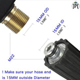 Buy now the JPT pro heavy-duty car washer gun, featuring max. 220 bar, max. 3200 psi, adjustable nozzle, and highly compatibility with many pressure washer.