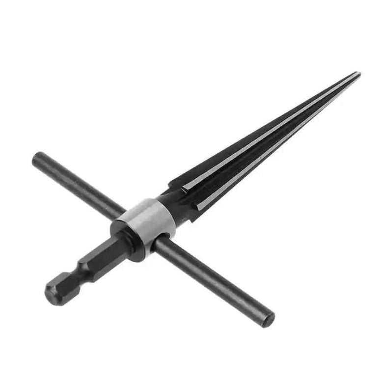 JPT T Handle Reamer, Tapered Straight Flute Handle Hole Pipe Reaming Tool