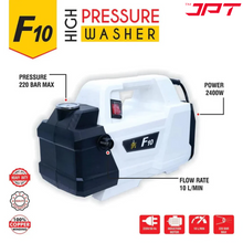 Buy the JPT most powerful domestic F10 high pressure washer pump, featuring 2400 watts, 220 bar, 10 l/min water flow, portable design, and much more. Buy Now