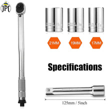 JPT Adjustable Torque Wrench Set, 28-210 Nm, 1/2