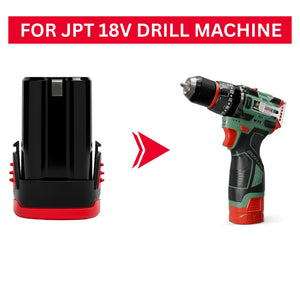 JPT Heavy-Duty 18v Lithium-Ion 1500mAh Battery for 18V Green Drill Machine
