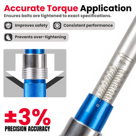 Buy JPT 1/2 inch torque wrench 20–220 Nm with ball lock and reversible ratchet. Ideal for car wheel nuts, bike repair and automotive workshop use. Buy Now