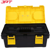 Buy now the JPT 14" heavy-duty tool box featuring best build quality, transparent lid with tray, lightweight & water-resistant design, and more. Buy Now