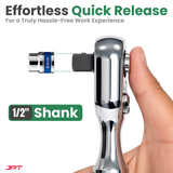 JPT Digital Torque Wrench 1/2" Drive | 10–200 N·M Torque Range | High-Accuracy Electronic Torque Wrench with LED & Buzzer Alert | Peak & Track Mode | Multi-Unit Display