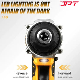 Buy now for the compact and powerful JPT 21v cordless drill machine, featuring 25nm torque, 3500rpm, 25+3 gear setting, 1500mAh battery, and much more.