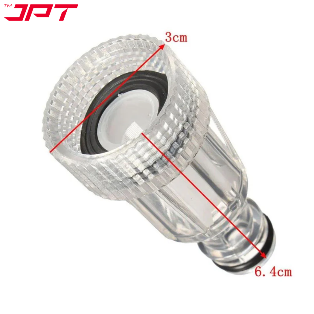 JPT High Pressure Washer Transparent Inlet Water Filter Compatible With StarQ, Vantro, Aimex, Shakti, ResQTech, Bosch