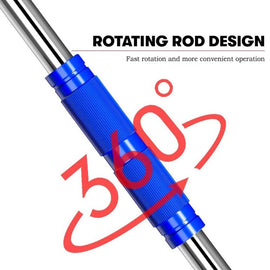 JPT 360° Rotation T Type Socket Wrench 1/2 (12.5mm) Detachable T-bar Spanner for Hex/Twelve Angle Socket Sleeve Tools