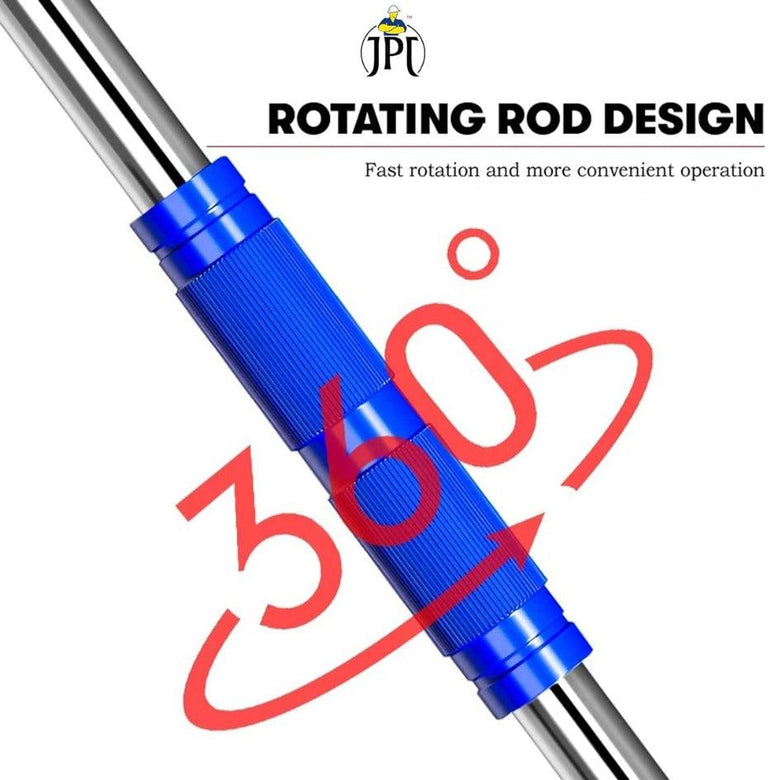 JPT 360° Rotation T Type Socket Wrench 1/2 (12.5mm) Detachable T-bar Spanner for Hex/Twelve Angle Socket Sleeve Tools