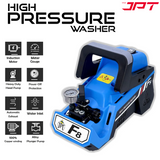 Buy now the JPT heavy-duty F8 domestic pressure washer pump, featuring 2400-watt power, 220 bar pressure, 10 l/min water flow, portable design, and more.